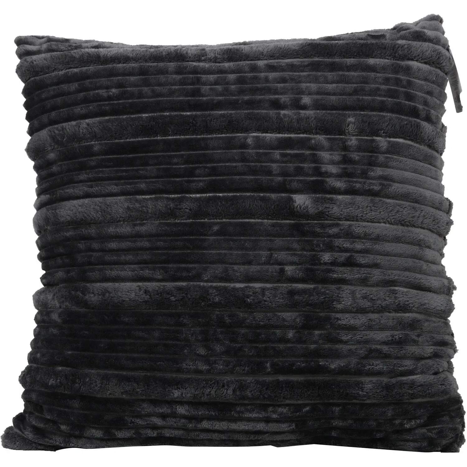 Home Brooklyn Ribbed Cushion - Graphite