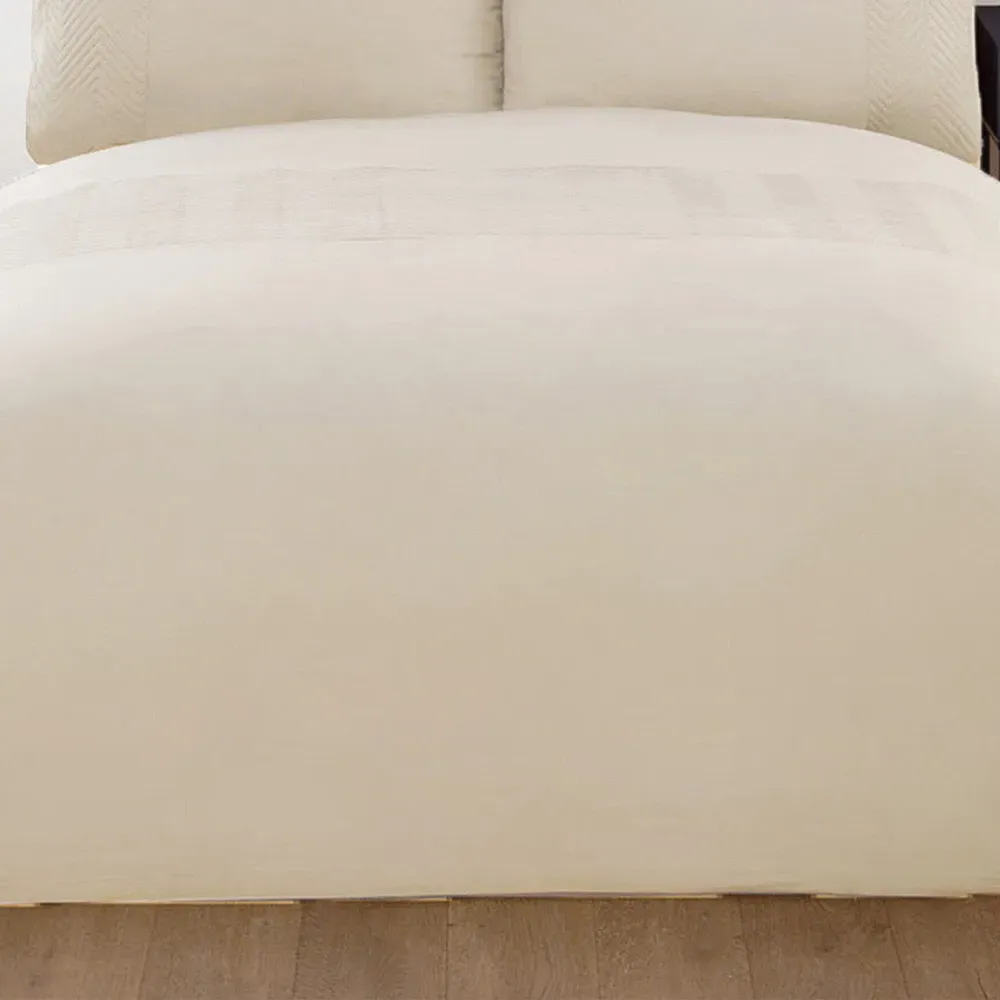 Home Chevron Pinsonic Single Duvet Cover Set - Midas