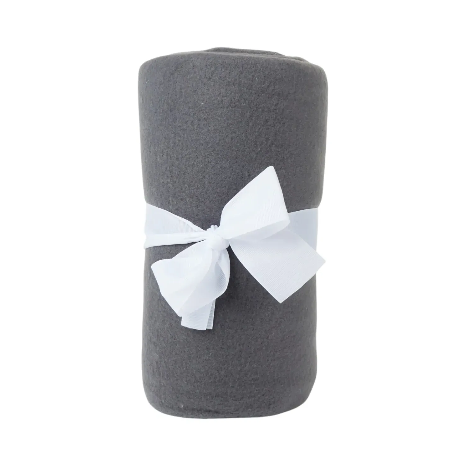 Essential Soft Fleece Throw - Charcoal