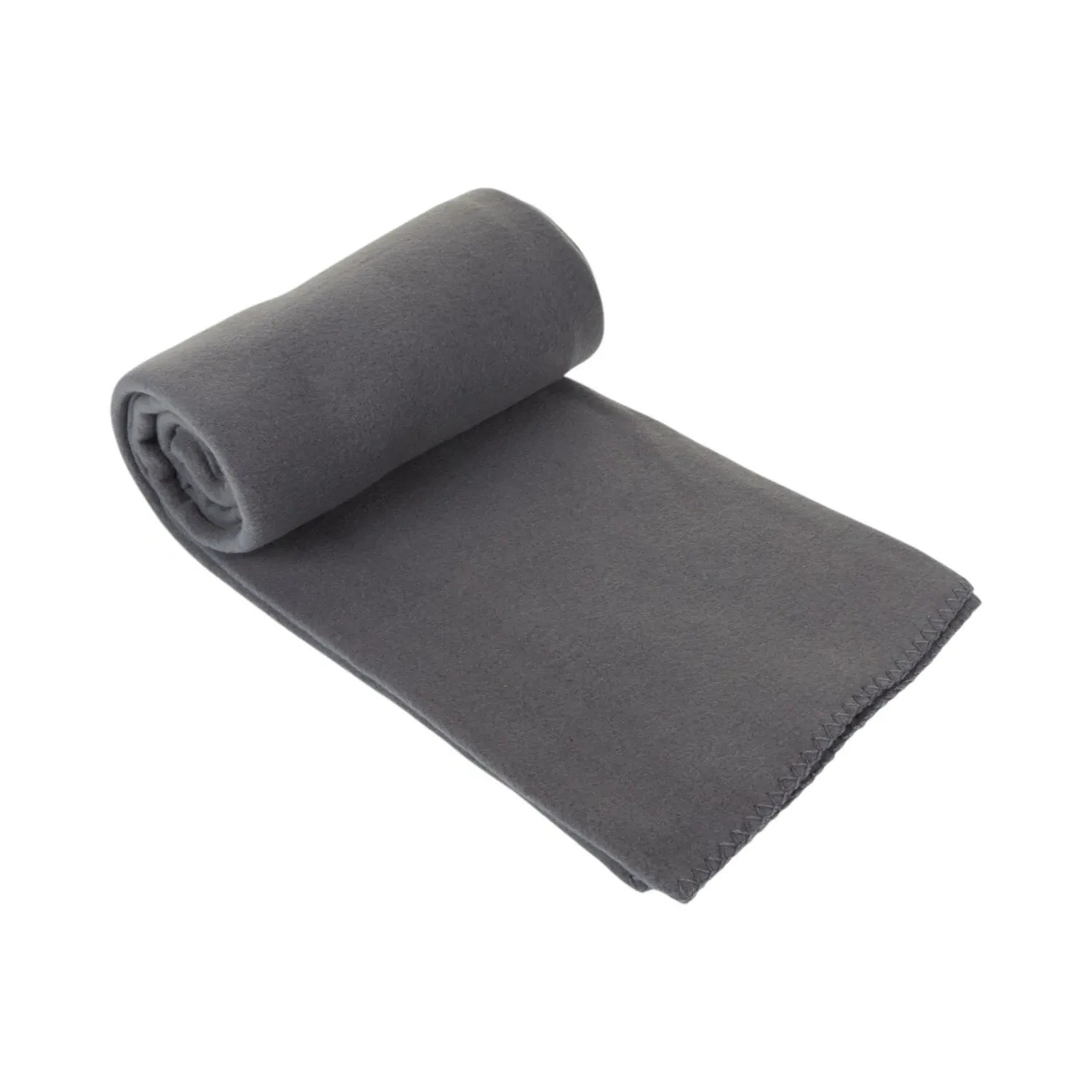 Essential Soft Fleece Throw - Charcoal