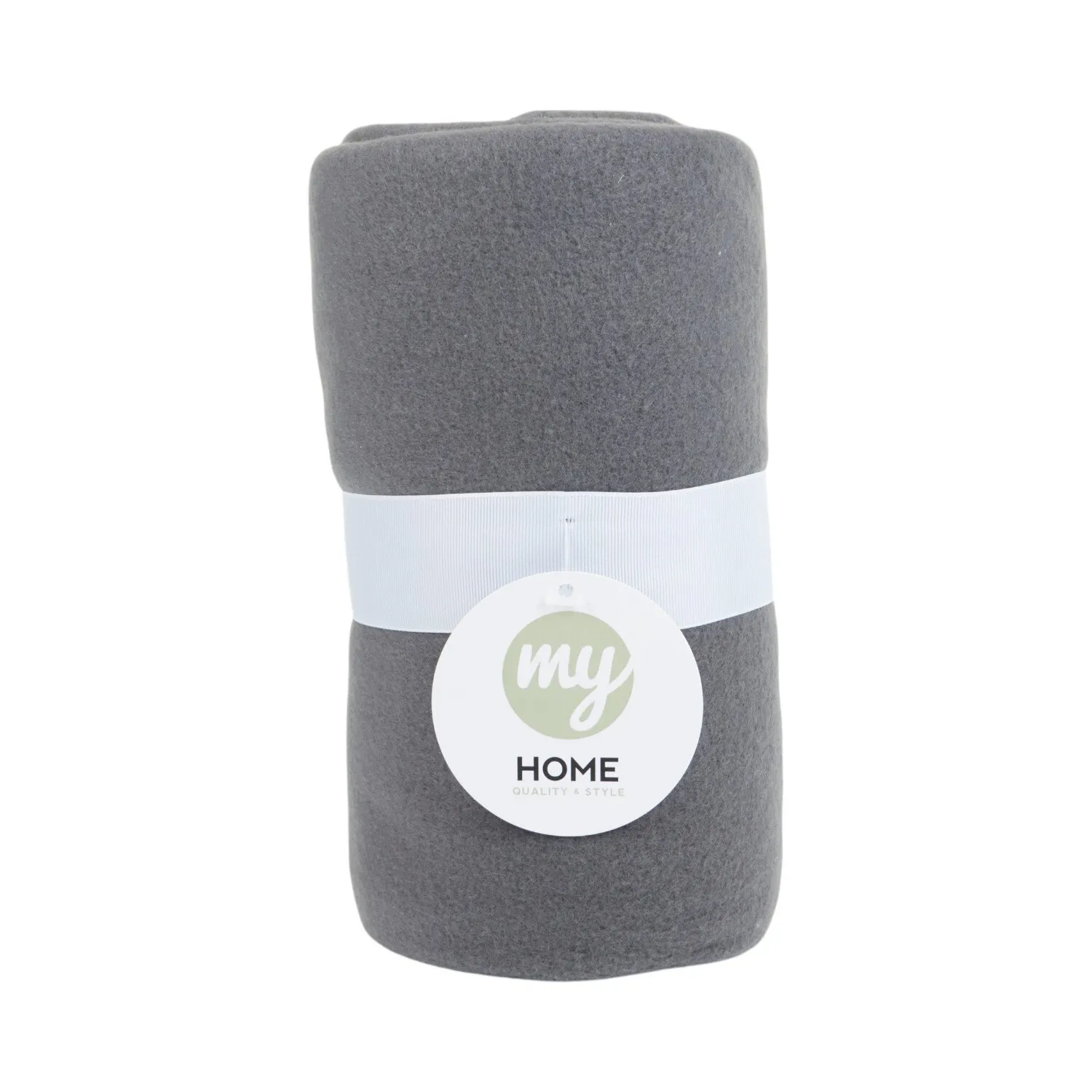 Essential Soft Fleece Throw - Charcoal image
