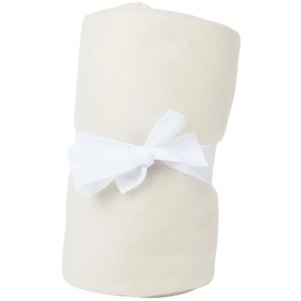 Essential Soft Fleece Throw - Natural