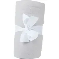 Essential Soft Fleece Throw - Silver