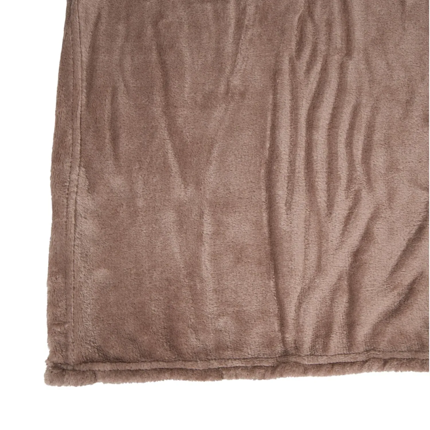 Extra Large Supersoft Throw - Mocha, Polyester