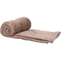 Extra Large Supersoft Throw - Mocha, Polyester