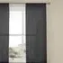 Home Glacier Panel Voile Curtain - Charcoal