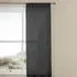 Home Glacier Panel Voile Curtain - Charcoal