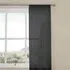 Home Glacier Voile Panel Curtain - Charcoal