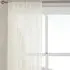 Home Glacier Voile Panel Curtain - Cream