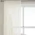 Home Glacier Voile Panel Curtain - Cream