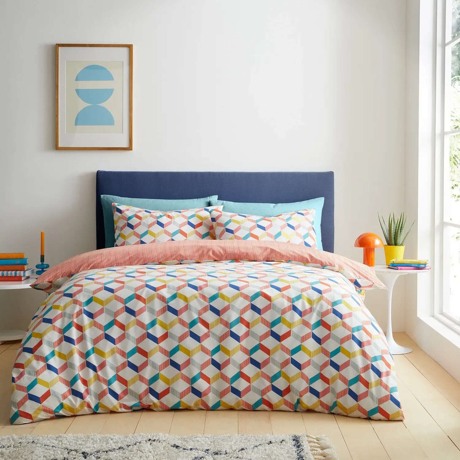 Home Havana Single Geo Duvet Cover Set image