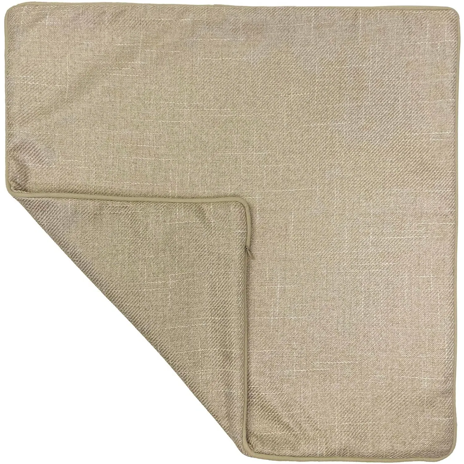 Home Highgrove Square Cushion Cover - Natural, Polyester