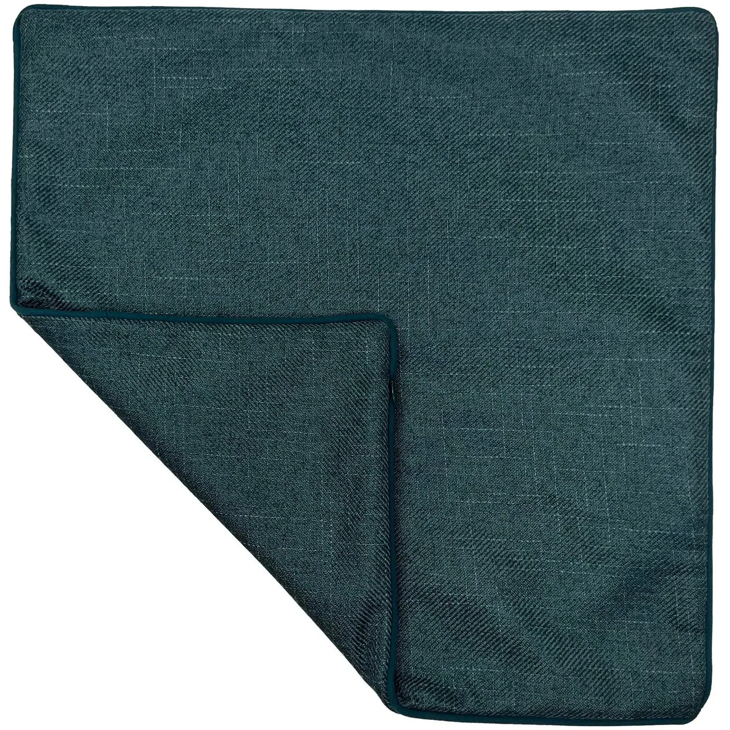 Home Highgrove Square Cushion Cover - Teal, Polyester image