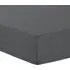 Home King Size Flat Bed Sheet - Charcoal