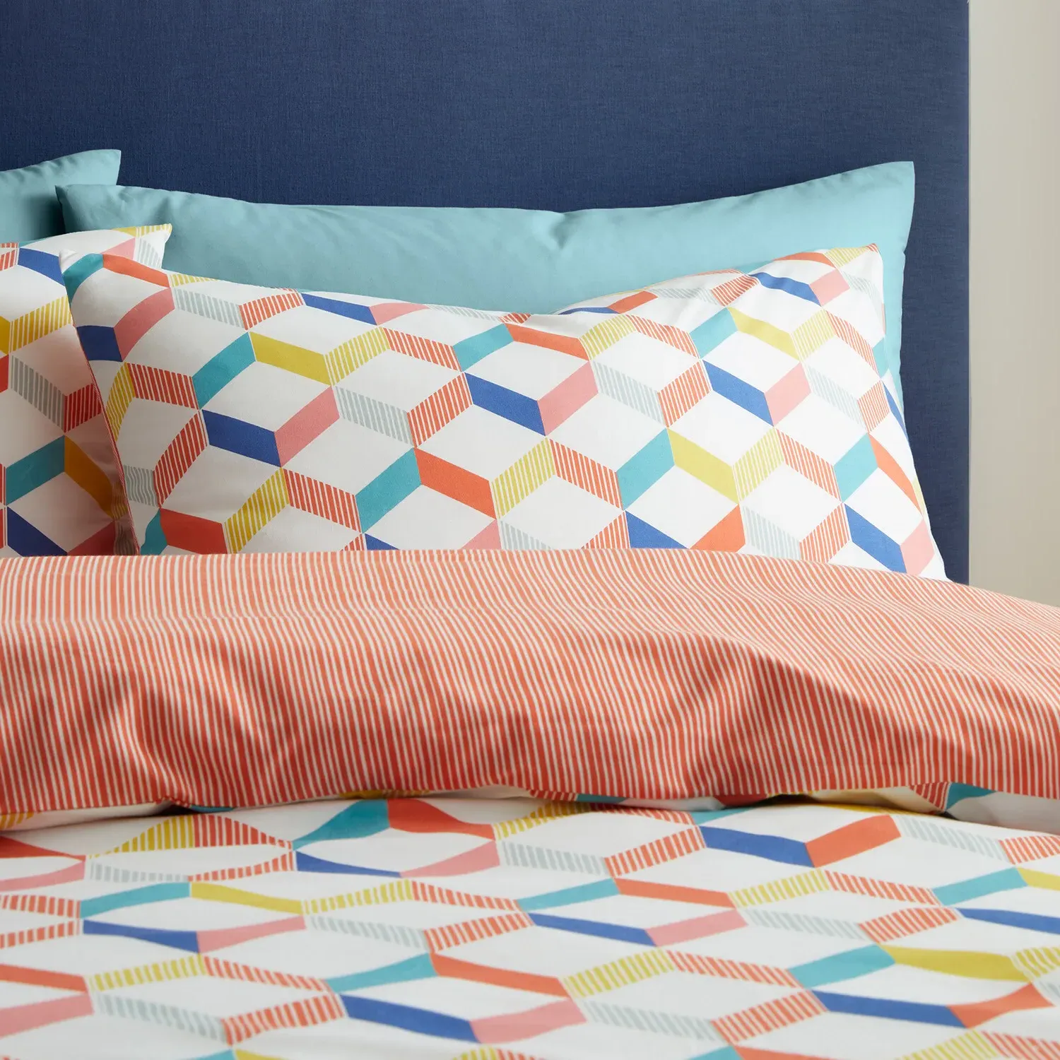 Home King Size Havana Geo Duvet Cover Set