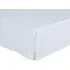 Home King Size Valance Bed Sheet - White, Polycotton