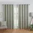 Linden Washable Blackout Curtain - Green