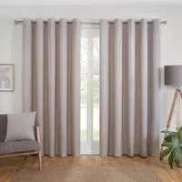Linden Washable Blackout Curtain - Stone