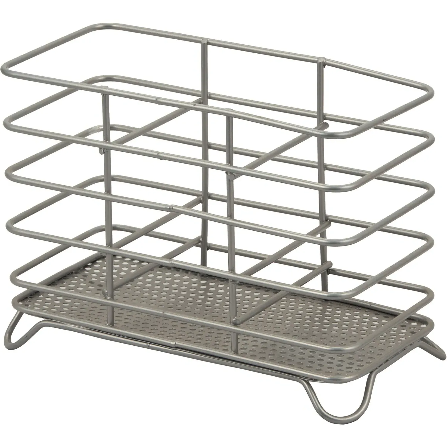Home Nickel Cutlery Caddy - Nickel image
