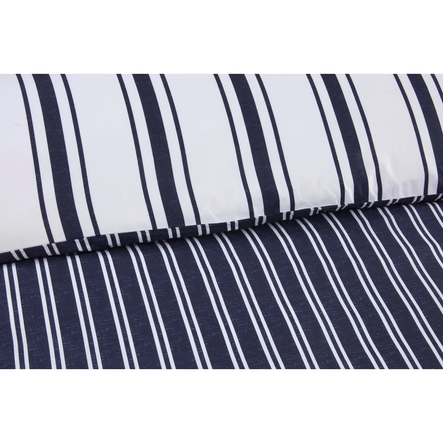 Home Ocean Stripe Duvet Set - Navy