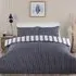 Home Ocean Stripe Duvet Set - Navy