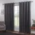 Home Oxford 229cm Blackout Eyelet Curtains - Charcoal