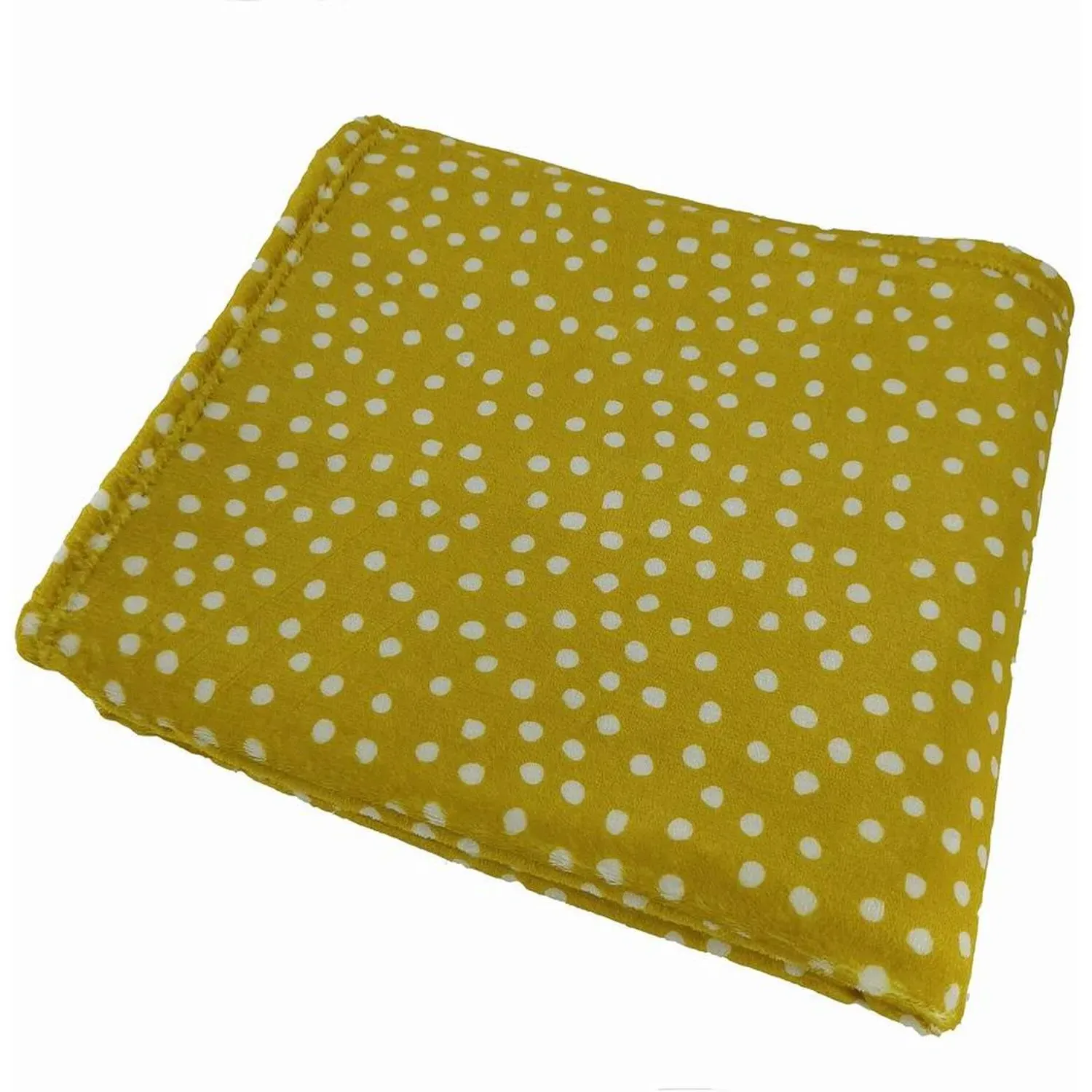 Home Palmera Fleece Throw - Yellow