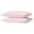 Home Pillowcase 2 Pack Housewife Design - Blush, Polycotton