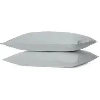 Home Pillowcase 2 Pack Housewife Style - Silver, Polycotton