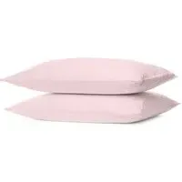 Home Pillowcase 2 Pack Oxford Design - Blush, Polycotton