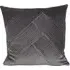 Piper Pleated Cushion - Grey, Velvet