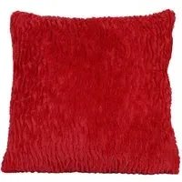 Home Red Shore Fur Cushion