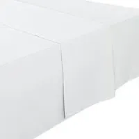 Home Single Flat Bed Sheet - White, Polycotton