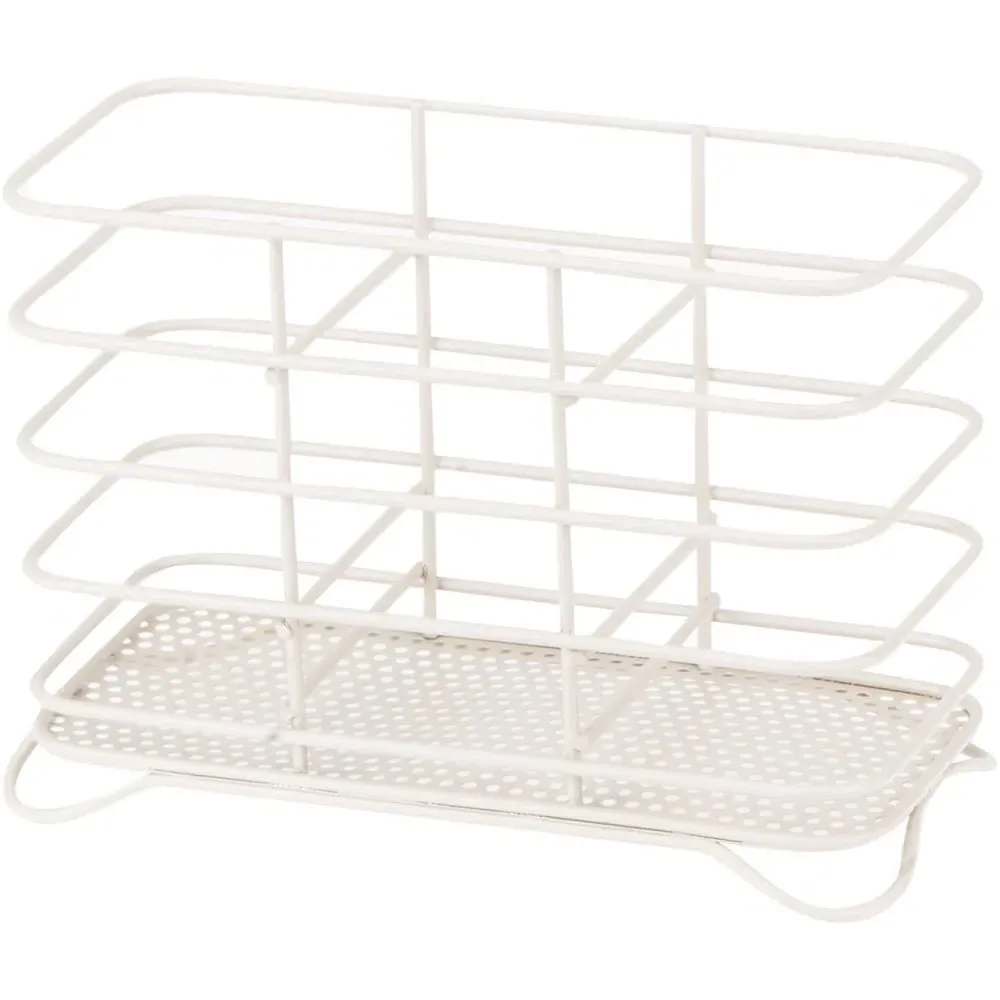 Home Style Wire Cutlery Holder - Dark Grey