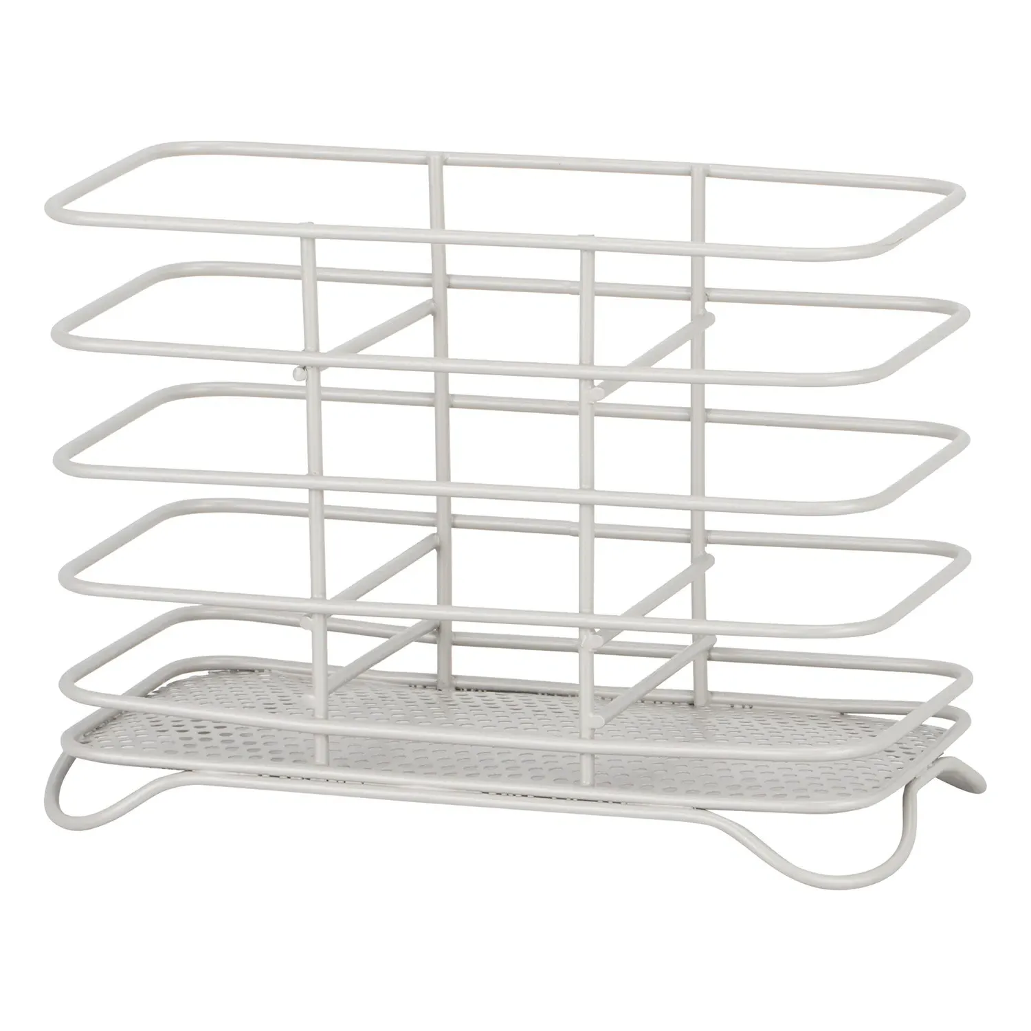 Home Style Wire Cutlery Holder - Grey image