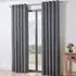 Home Taylor Blackout Eyelet Curtains 229cm - Charcoal