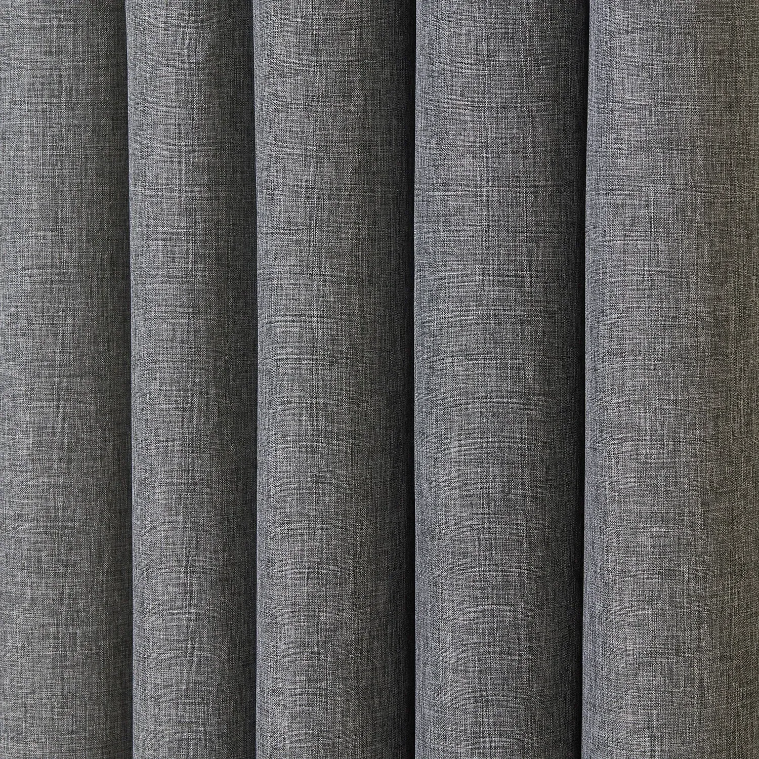 Home Taylor Blackout Eyelet Curtains - Charcoal