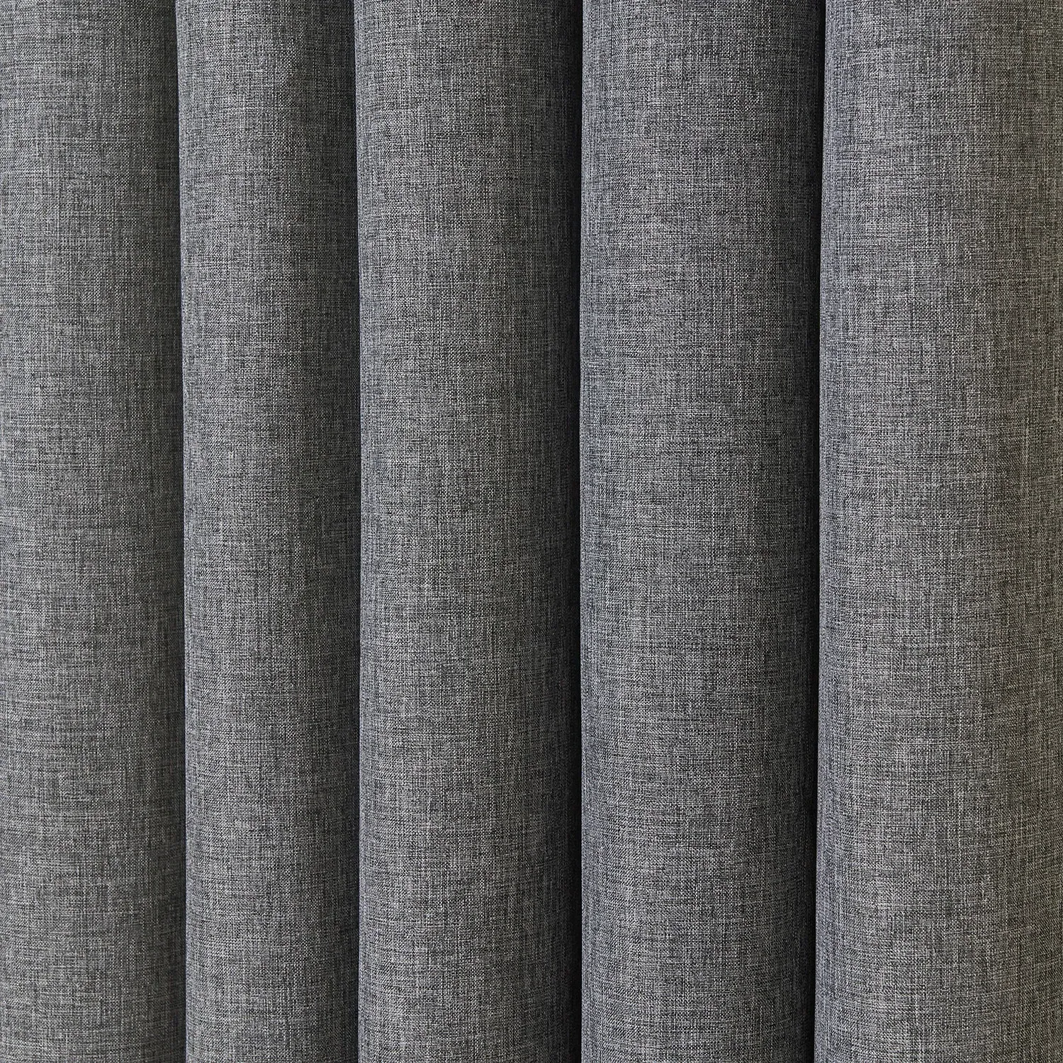 Home Taylor Eyelet Curtains 229cm - Charcoal