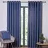 Home Taylor Eyelet Curtains - Navy