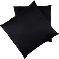 Home Velvet Cushions 2 Pack - Navy
