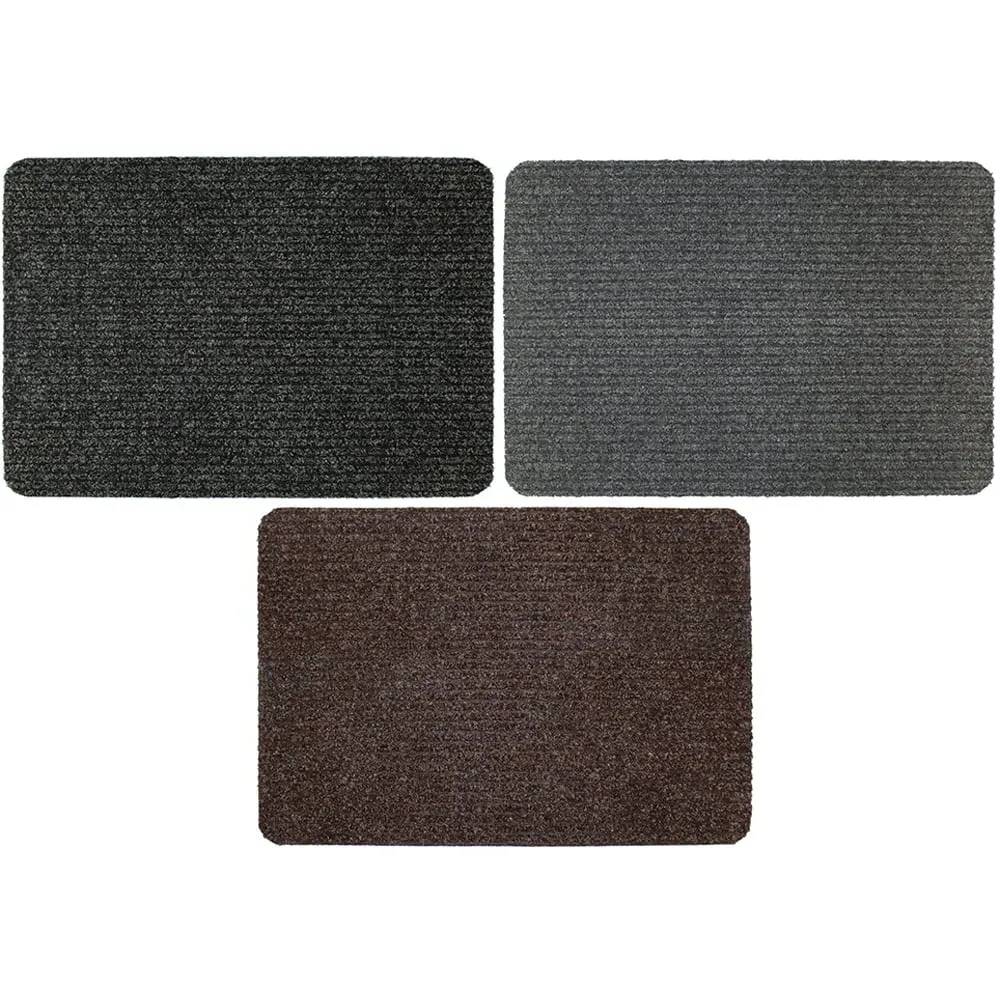 Juno Large Ribbed Doormat 80 x 50cm - Assorted