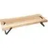 Acacia Wood Cheese Board with Stand - Natural