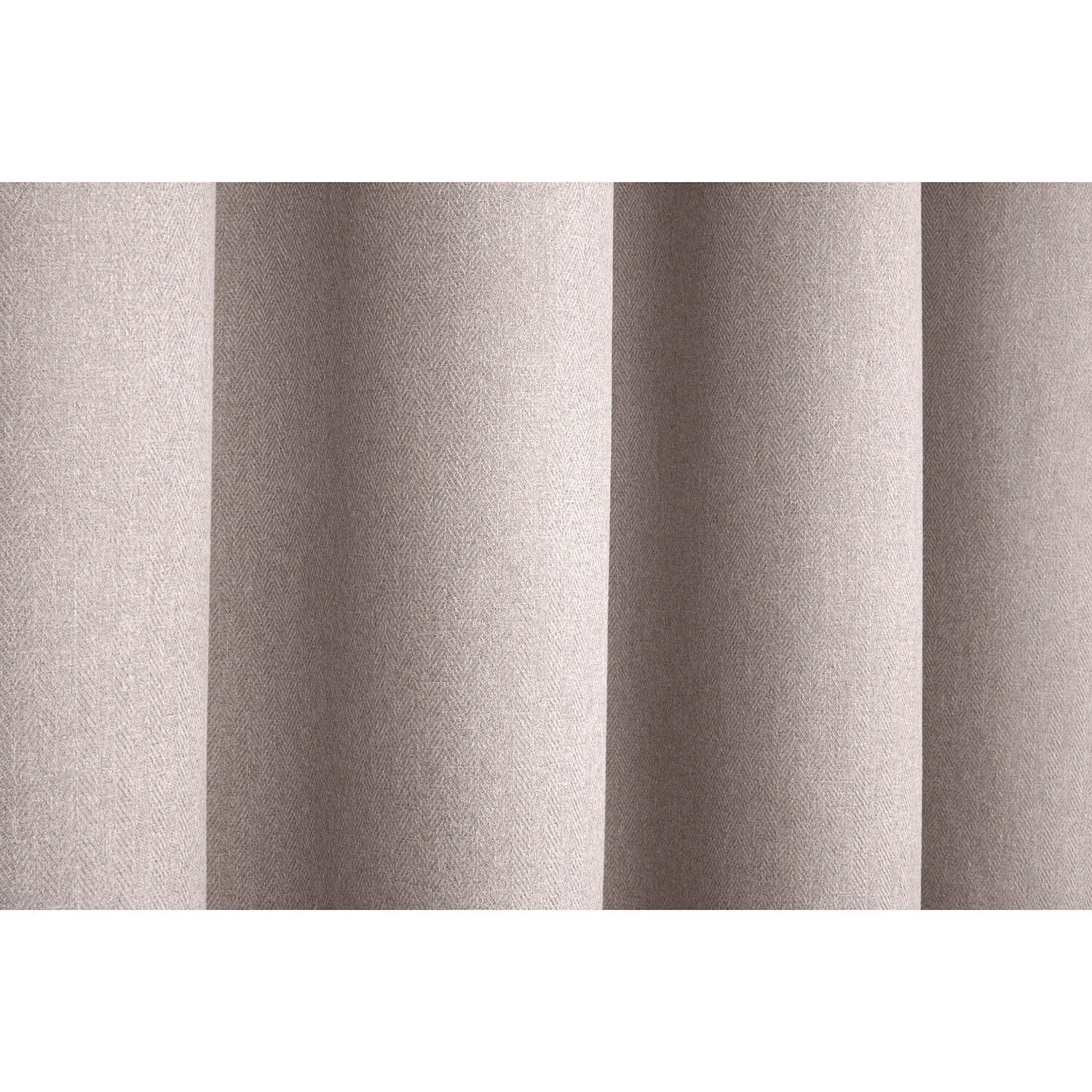 Linden Blackout Curtains 229 x 229cm - Stone, Polyester