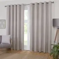 Linden Blackout Curtains 229 x 229cm - Stone, Polyester