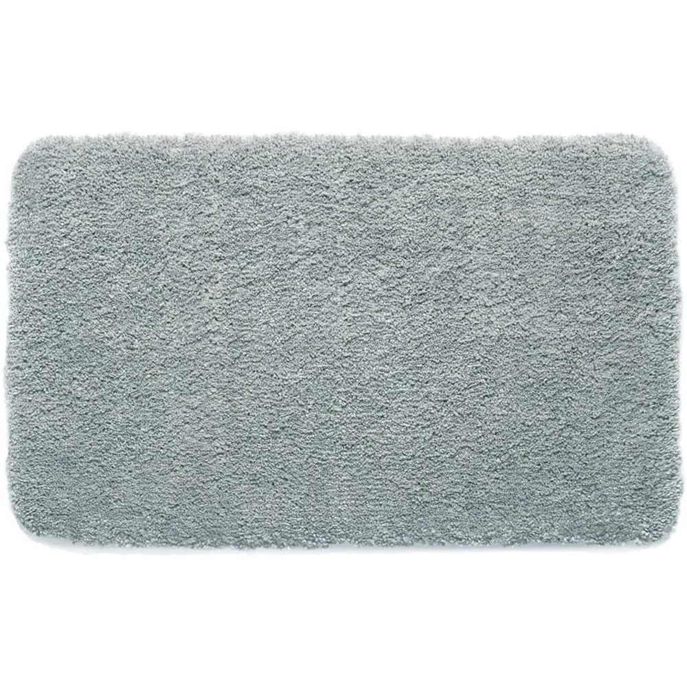 Silver Shaggy Rug - Grey image