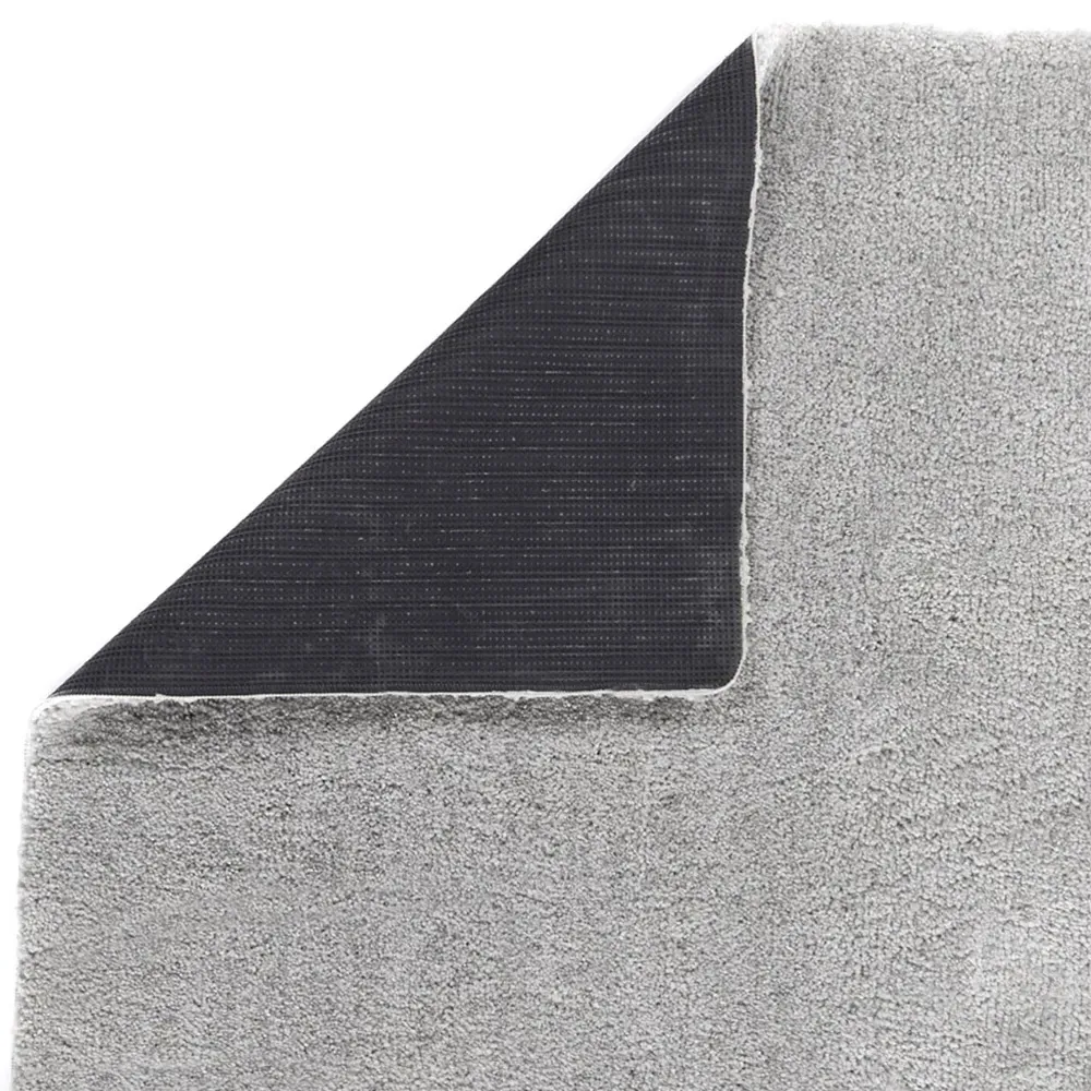 Silver Shaggy Rug - Grey