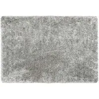 Silver Shaggy Rug - Grey