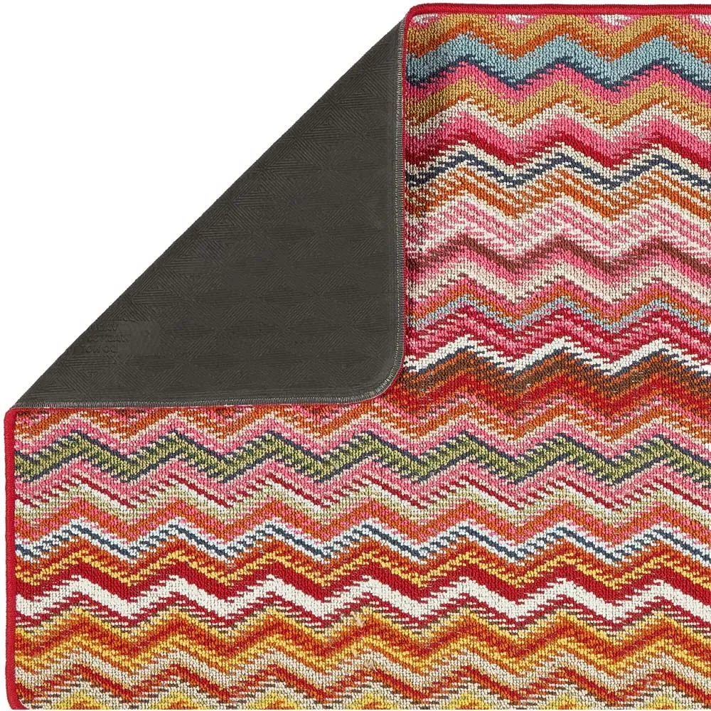 Candy Bright Zig Zag Runner Mat - Multi