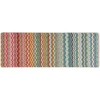 Candy Rainbow Zig Zag Runner Mat - Multi