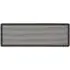 Charcoal Stripe Stain Resistant Runner - Grey
